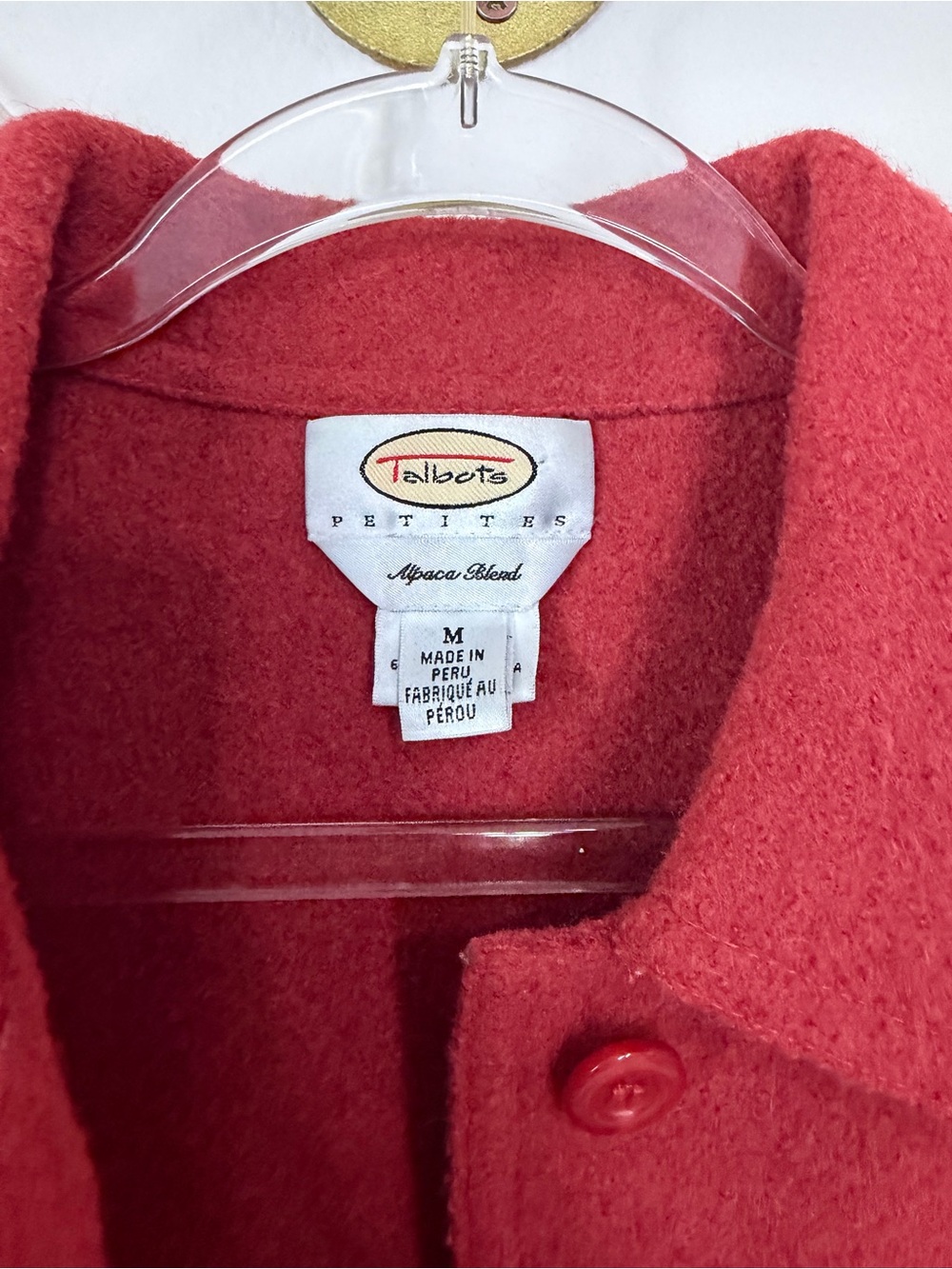Talbots wool/alpaca jacket - Picture 6 of 7